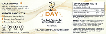 RLStop™ Day & Night Protocol for Restless Legs