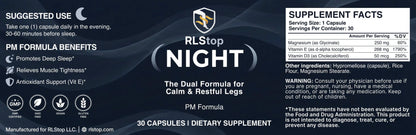 RLStop™ Day & Night Protocol for Restless Legs