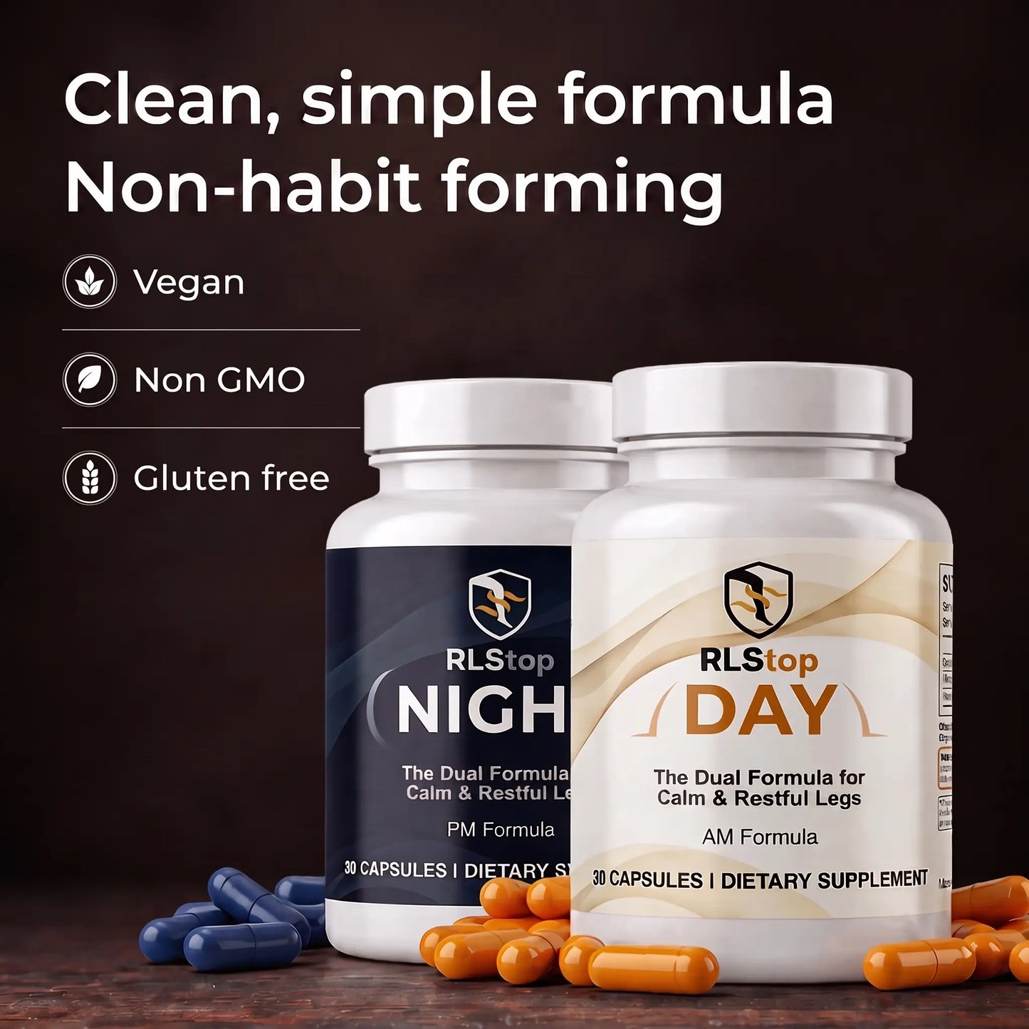 RLStop™ Day & Night Protocol for Restless Legs