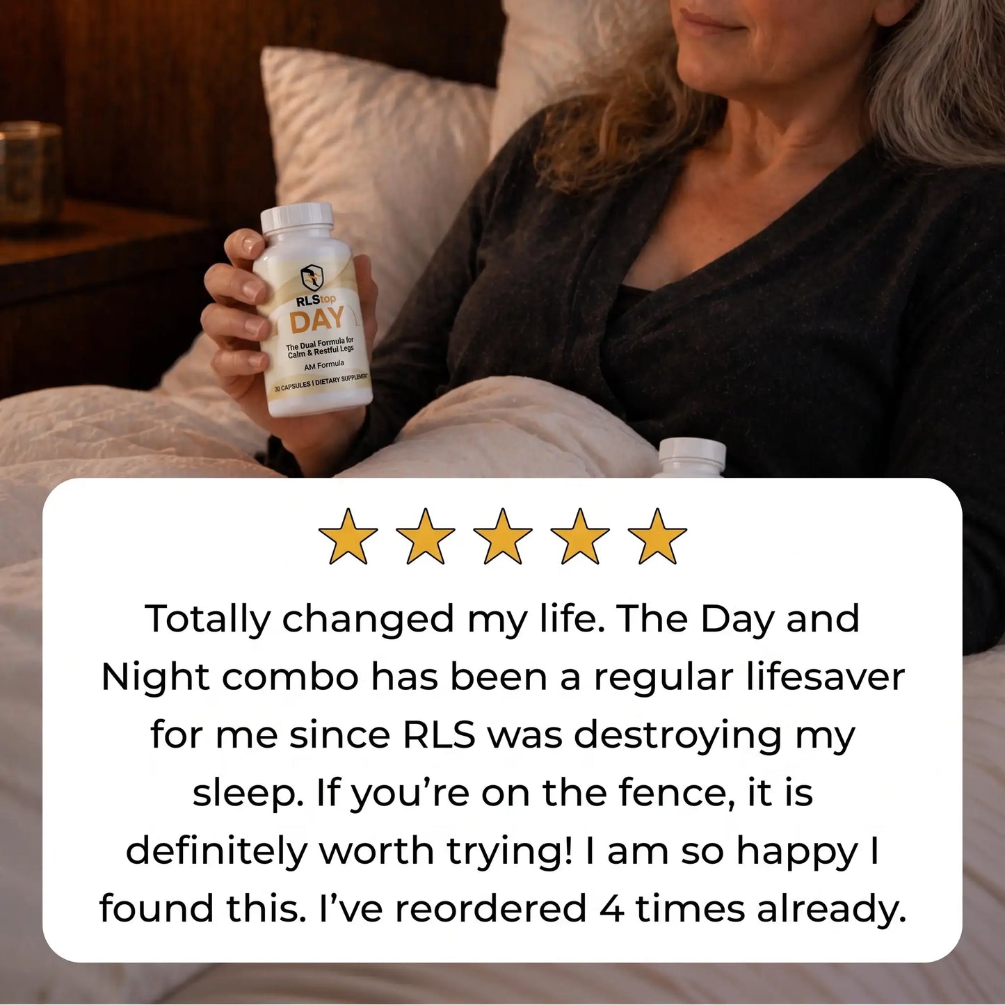 RLStop™ Day & Night Protocol for Restless Legs